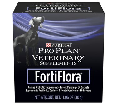 Box of Purina FortiFlora Probiotics for Dogs