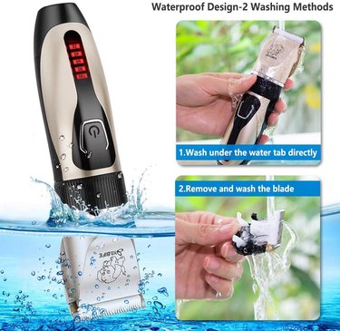 Yabife Dog Clippers, USB Rechargeable Dog Grooming Kit