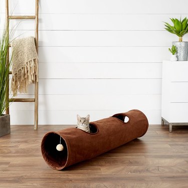 Frisco 47-Inch Foldable Crinkle Play Tunnel for Cats