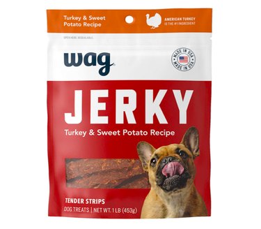 WAG Amazon Brand Soft & Tender American Jerky Dog Treats - Turkey & Sweet Potato