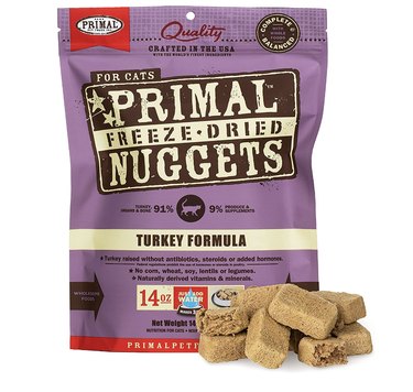Primal Freeze-Dried Cat Food Nuggets, 14-oz. Bag