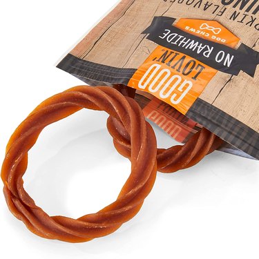 pumpkin puppy chew rings