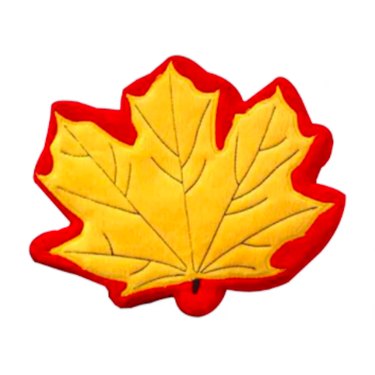 PrideBites Fall Leaf Durable Dog Toy