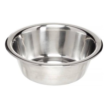 A stainless steel Gofetch cat bowl for just over $1