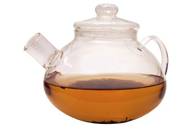 the glass teapot
