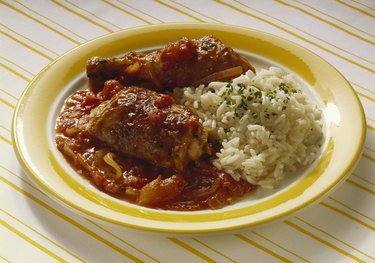 Braised Chicken Pieces with Tomatoes