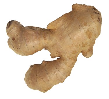 close-up of a ginger root