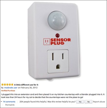 Funny Amazon reviews (motion sensor plug)