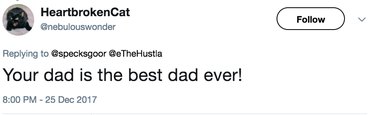 best dad ever tweet
