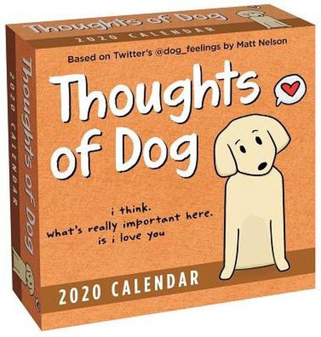 cover art for Thoughts of Dog 2020 calendar