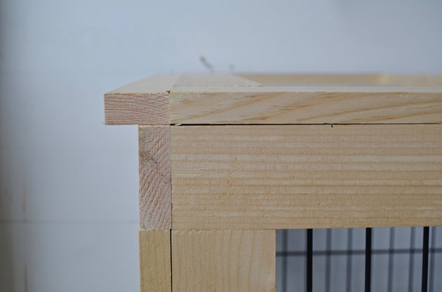 How To Make A DIY Wooden Dog Crate Cover