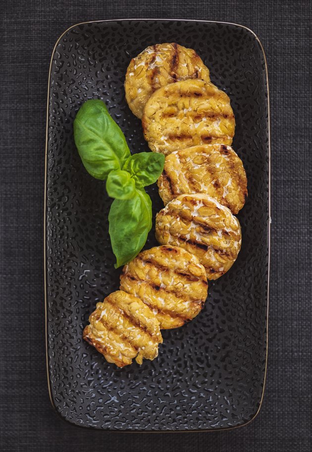 Grilled Tempeh – vegan food