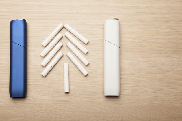 electronic smoke device table background