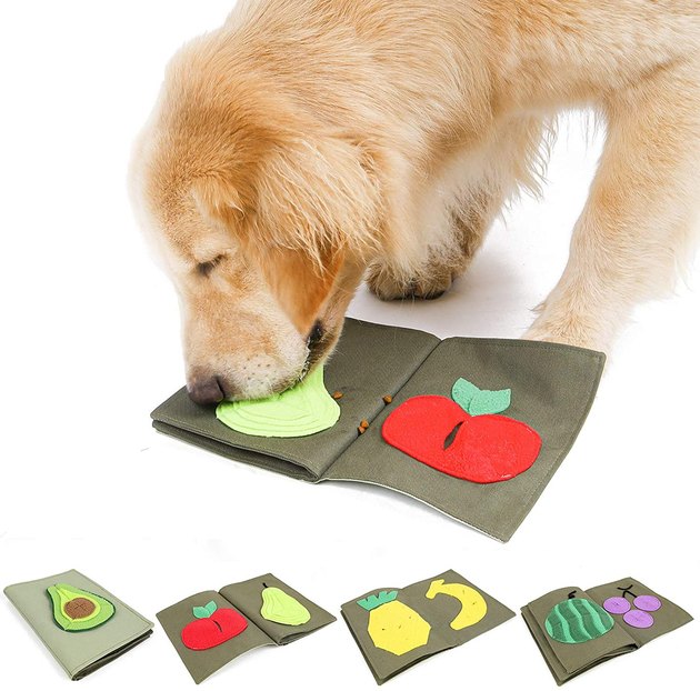 Snuffle Mat for Dogs,Dog Snuffle Mat for Dogs and Cat,Dog Puzzle Toys,2 in  1 Dog Lick Mat,Stress Relief Interactive Dog Toys