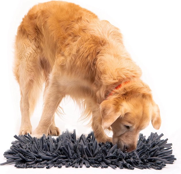 Dog Puzzle Snuffle Mat Toys, Squeaky Enrichment Rope Crinkle Treat  Dispensing