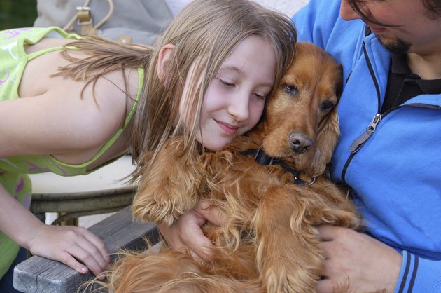 Girl loves her Dog