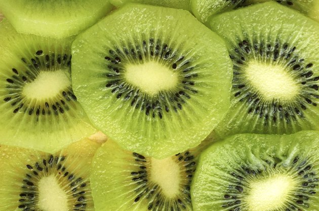 slice of kiwi fruit