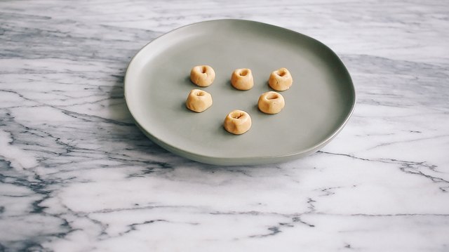 DIY pill pockets on a plate