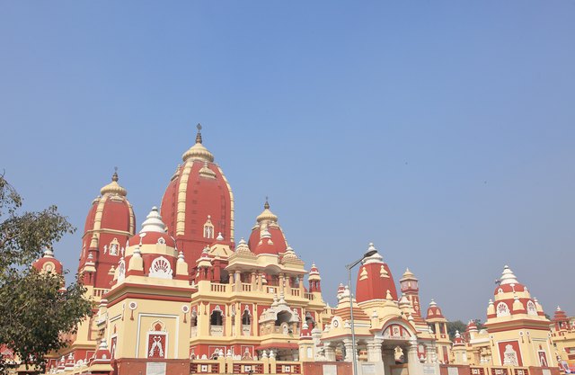 Laxminarayan Hindu Temple in Delhi, India.