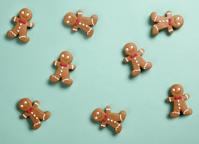 Christmas Gingerbread Man Background