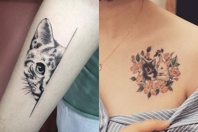 14 Downright Awesome Tattoo Ideas For Cat Lovers | Cuteness