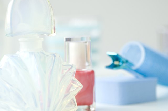 Perfume and nail polish