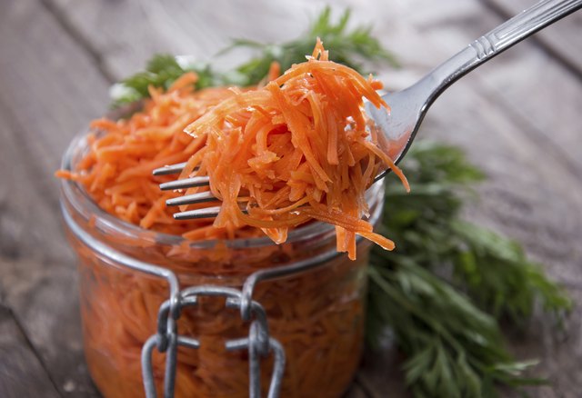 Fork with Carrot Salad