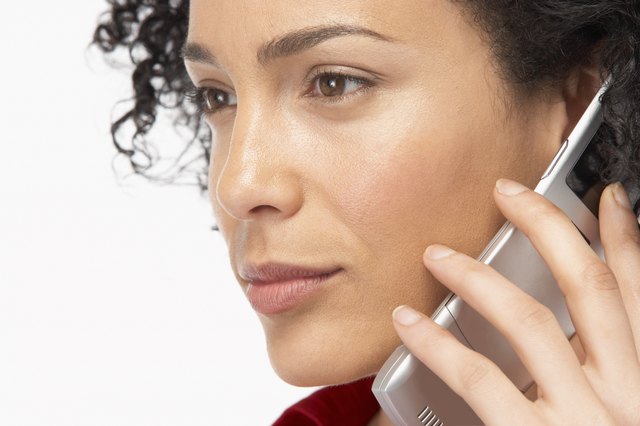 Woman on cell phone