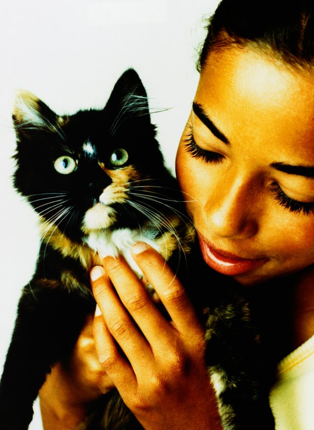 Girl Holding Cat