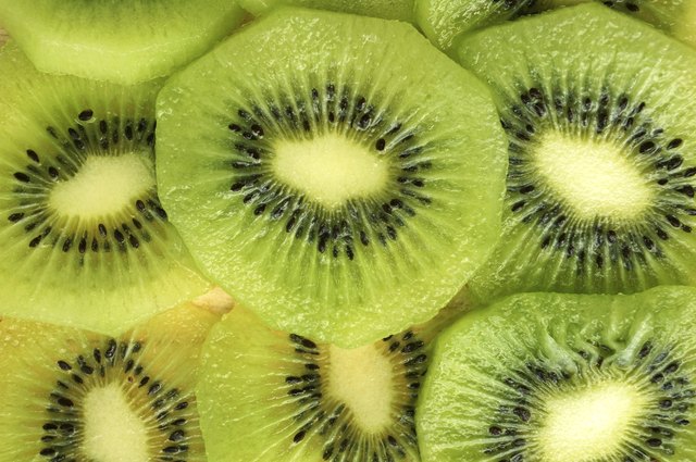 slice of kiwi fruit
