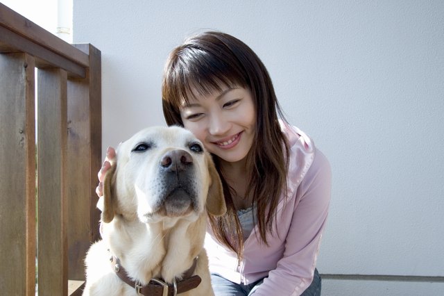 Mid Adult Woman and a Dog