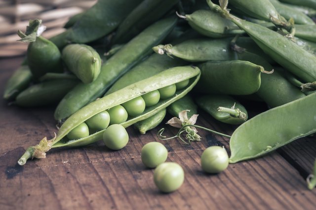 Pea pods with Basket